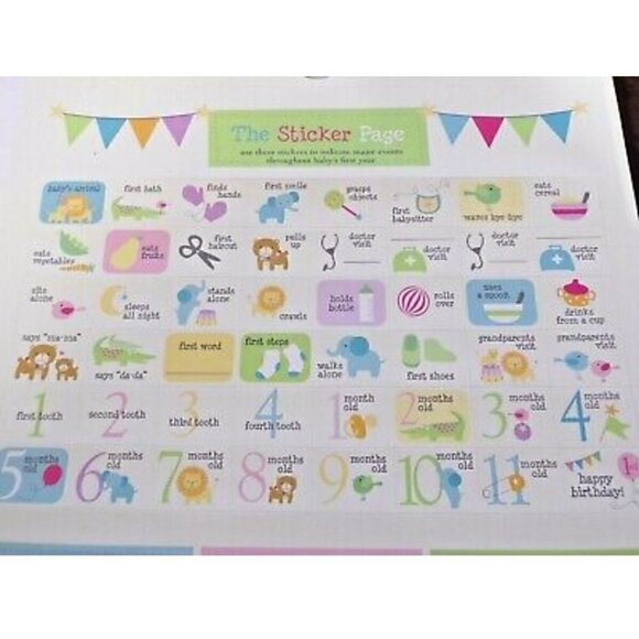 Pepper Pot Baby's First Year Calendar, Circus Pals - Picture 2 of 12